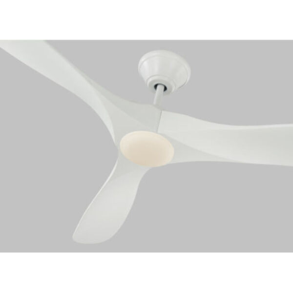 Maverick Matte White 60-Inch LED Ceiling Fan, image 3