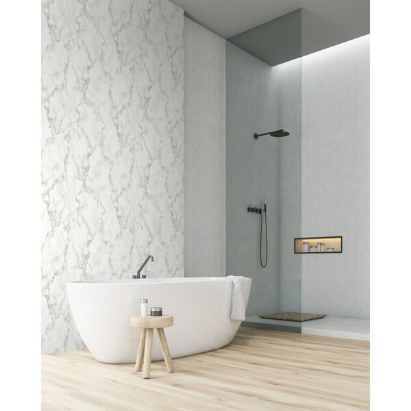NextWall Faux Marble Peel and Stick Wallpaper, image 1