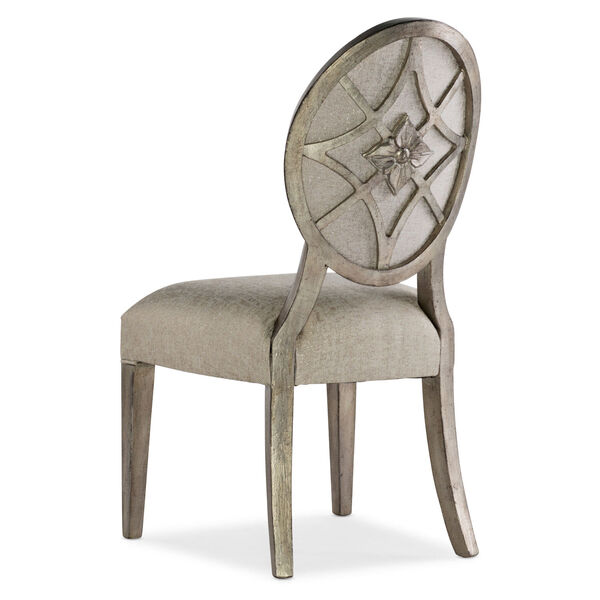 Sanctuary Champagne Oval Side Chair, image 2