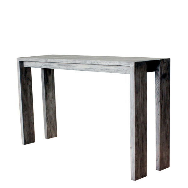 Outdoor Ralph Natural Recycled Teak Console Table, image 2