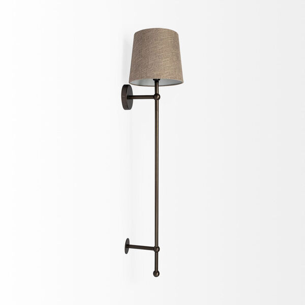 Chester Black and Beige One-Light Wall Sconce, image 4
