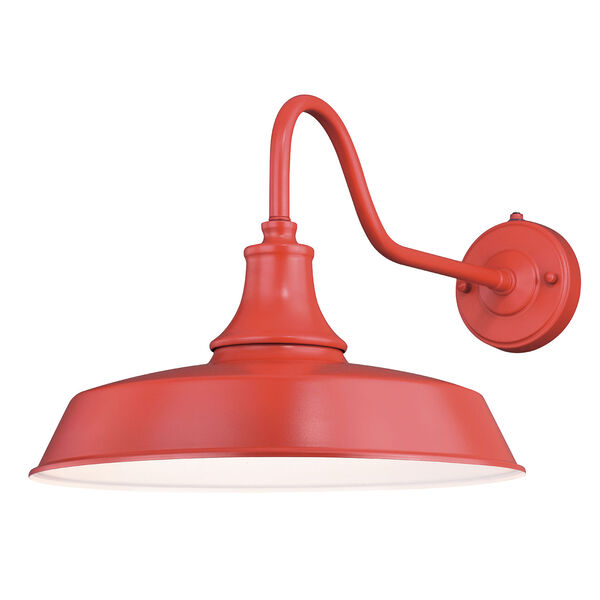 Dorado Red with Inner White One-Light Outdoor Wall Mount, image 1