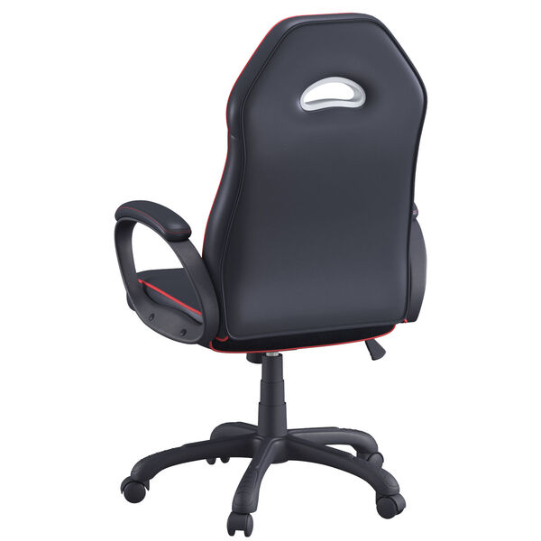 Portland Black Gaming Office Chair with Vegan Leather, image 5