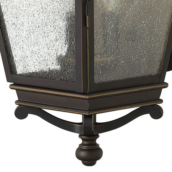 Lincoln Oil Rubbed Bronze 19-Inch Three-Light Outdoor Wall Sconce, image 2