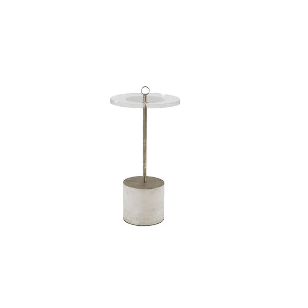 Lexi Champagne Metal Drinking Table, image 1