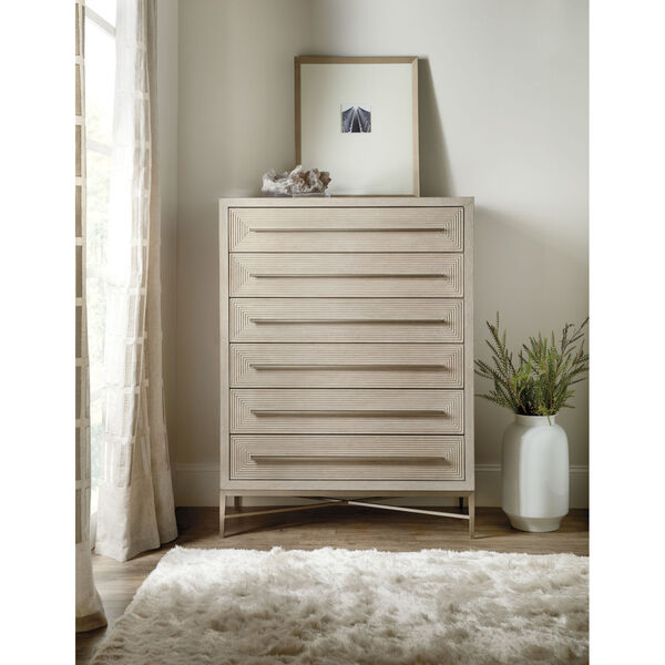 Cascade Taupe Six-Drawer Chest, image 3