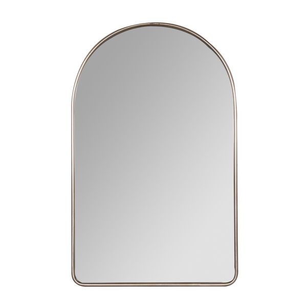 Sebastian Silver 38-Inch Arched Wall Mirror, image 2