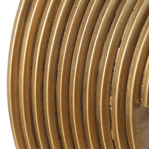Saanvi Curved Gold Rods Sculpture, image 4