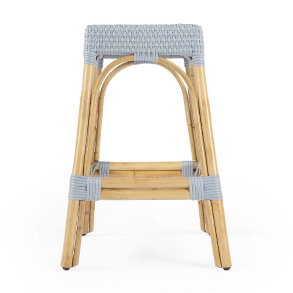 Designers Edge Robias Blue and Beige Counter Stool, image 5
