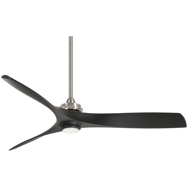 Aviation Brushed Nickel and Coal 60-Inch LED Ceiling Fan, image 1