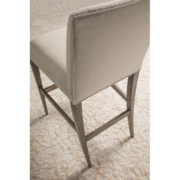 Cohesion Program Brown Madox Upholstered Low Back Barstool, image 6