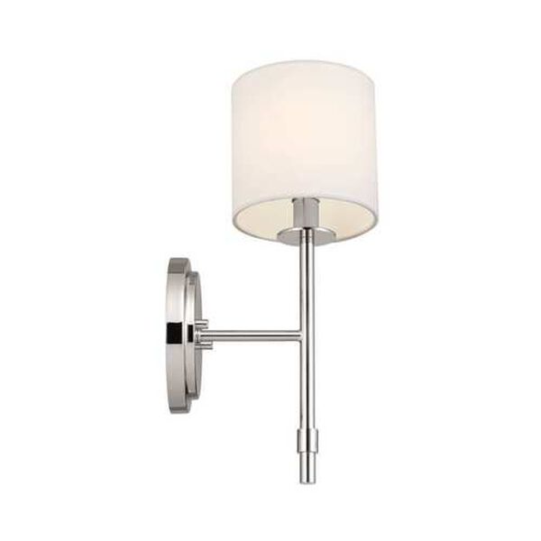 Ali Polished Nickel One-Light Round Wall Sconce, image 6