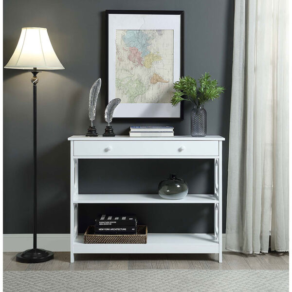Quinn One Drawer Console Table, image 1