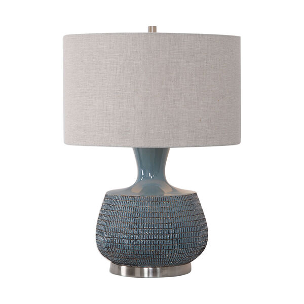 Hearst Blue One-Light Table Lamp, image 1