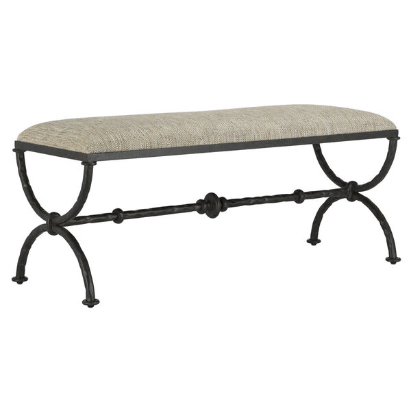 Agora Peppercorn and Rustic Bronze Bench, image 1