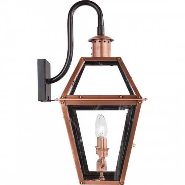 Webster Aged Copper 22-Inch Two-Light Outdoor Wall Sconce, image 3