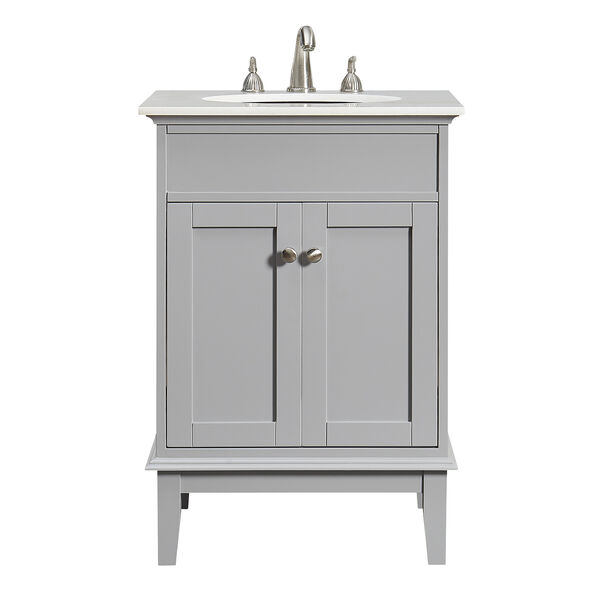 Sutton Grey Vanity Washstand, image 4