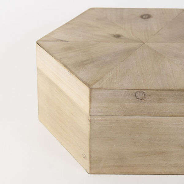 Elyse Brown Wooden Hexagonal Box, Set of 2, image 6