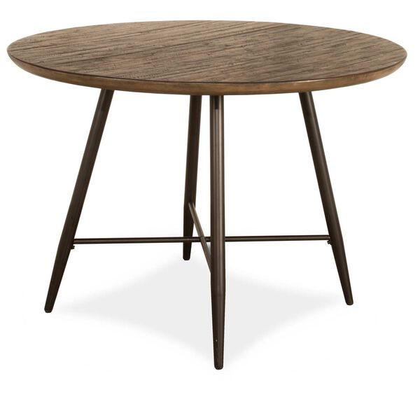 Forest Hill Distressed Walnut Wood Dining Table, image 3