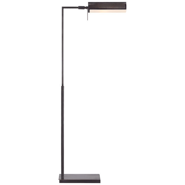 Precision Pharmacy Floor Lamp in Bronze with White Glass by Kelly Wearstler, image 1