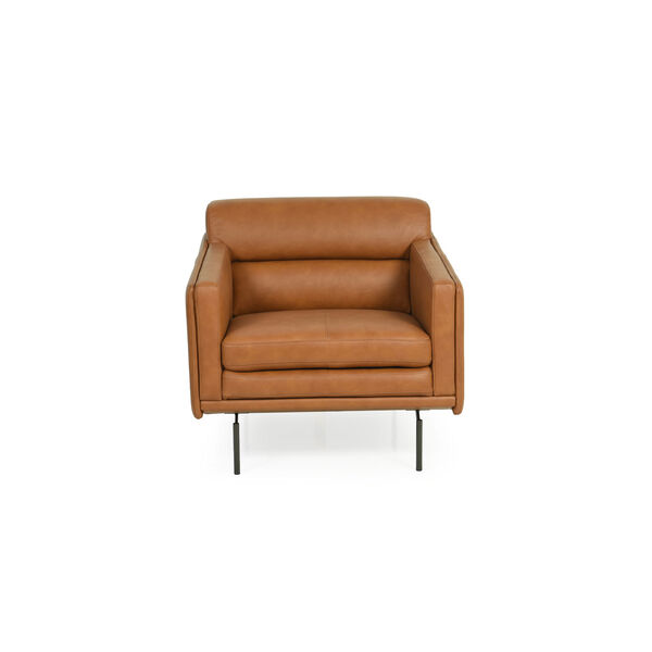 Loring Tan Full Leather Chair, image 1