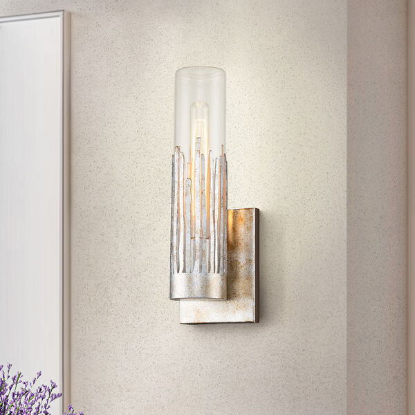 Julia Silver One-Light Wall Sconce, image 2
