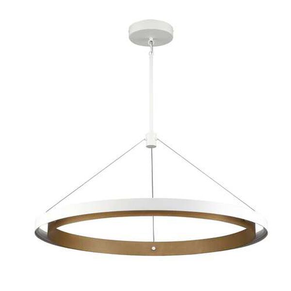 Fagan Brushed Brass 34-Inch Integrated LED Pendant, image 2