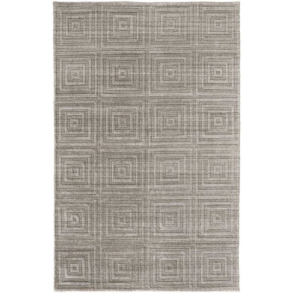 Redford Casual Gray Silver Rectangular 3 Ft. 6 In. x 5 Ft. 6 In. Area Rug, image 1