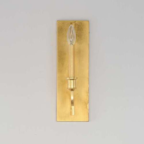 Normandy Gold Leaf One-Light Wall Sconce, image 2