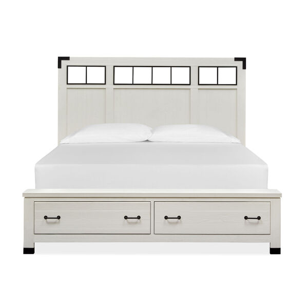 Harper Springs White Queen Panel Storage Bed, image 2