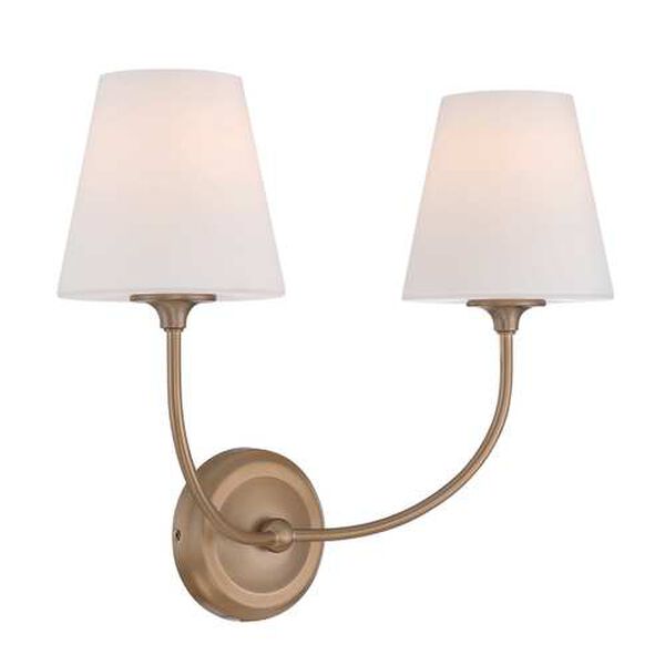 Sylvan Vibrant Gold Two-Light Wall Sconce, image 3