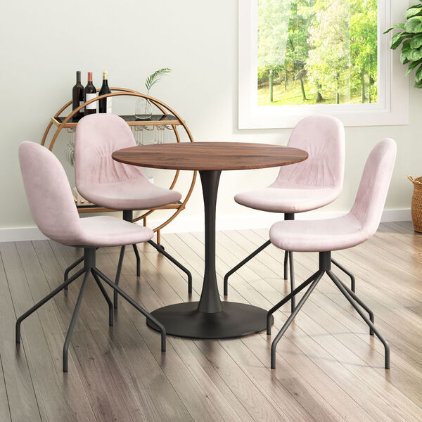 Opus Brown and Black Dining Table, image 2