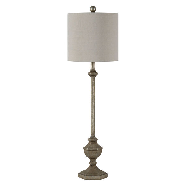 Coleman Dusky Silver One-Light 34-Inch Buffet Lamp Set of Two, image 1