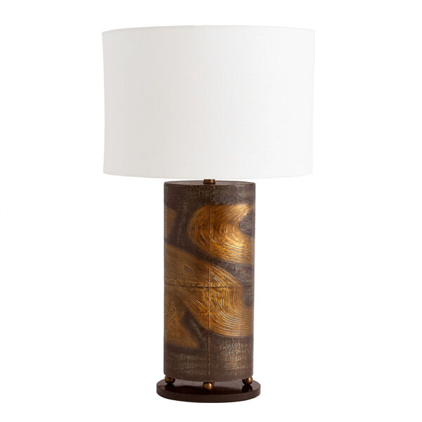 Brass and Bronze Table Lamp, image 4