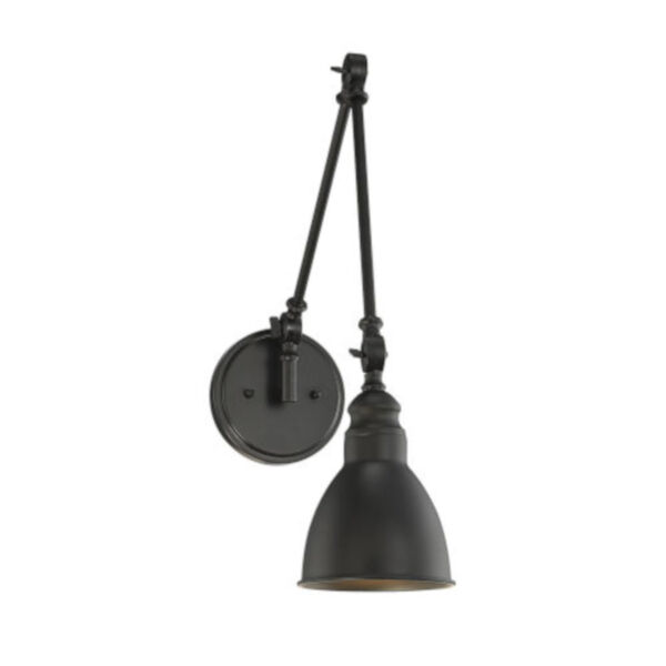 Knox Matte Black One-Light Wall Sconce, image 1