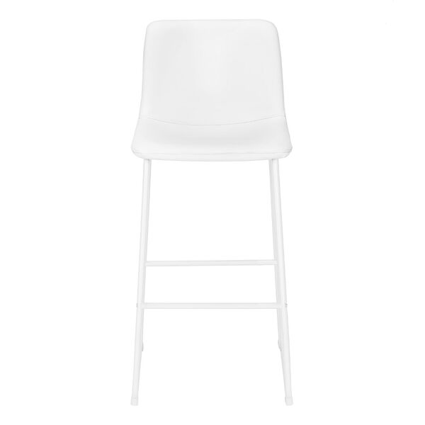 White Standing Desk Office Chair, image 4