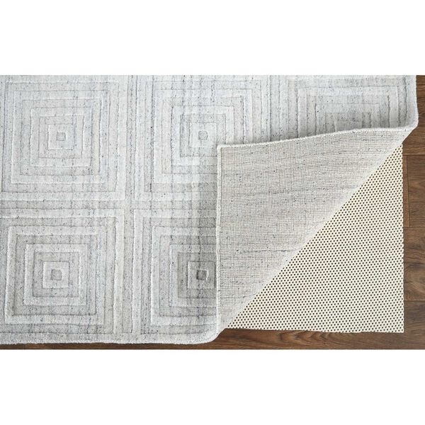 Redford Casual White Silver Rectangular 3 Ft. 6 In. x 5 Ft. 6 In. Area Rug, image 5