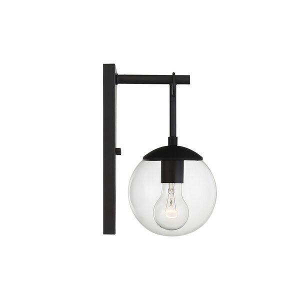 Artemis Black Six-Inch One-Light Outdoor Wall Sconce, image 3
