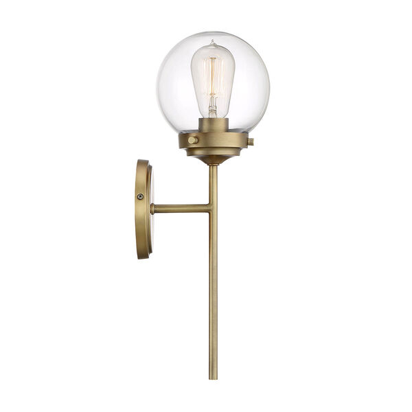 Kenwood Natural Brass 18-Inch One-Light Wall Sconce, image 5