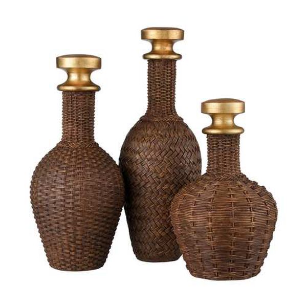 Duin Brown Bottle, Set of Three, image 1