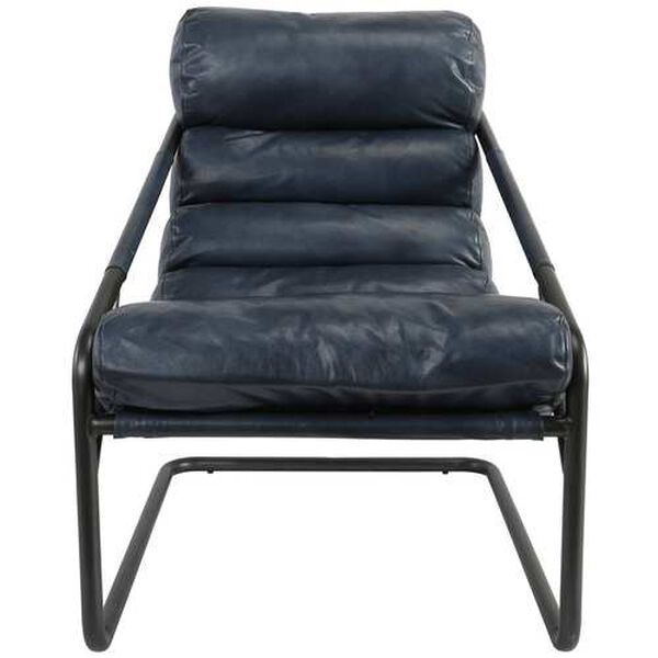 Jamia Blue and Black Accent Chair, image 1