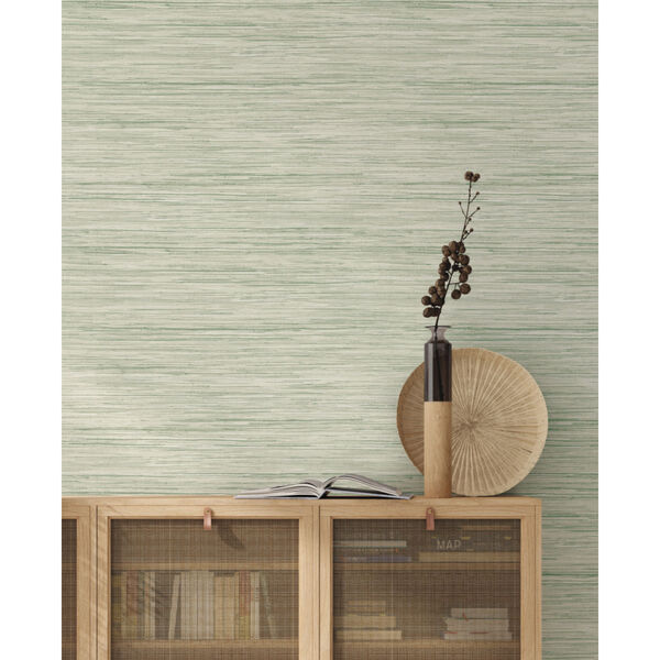 Waters Edge Green Bahiagrass Pre Pasted Wallpaper - SAMPLE SWATCH ONLY, image 1