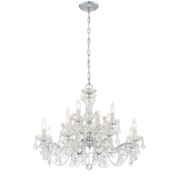 Maria Theresa Two-Tier Crystal Chandelier, image 6
