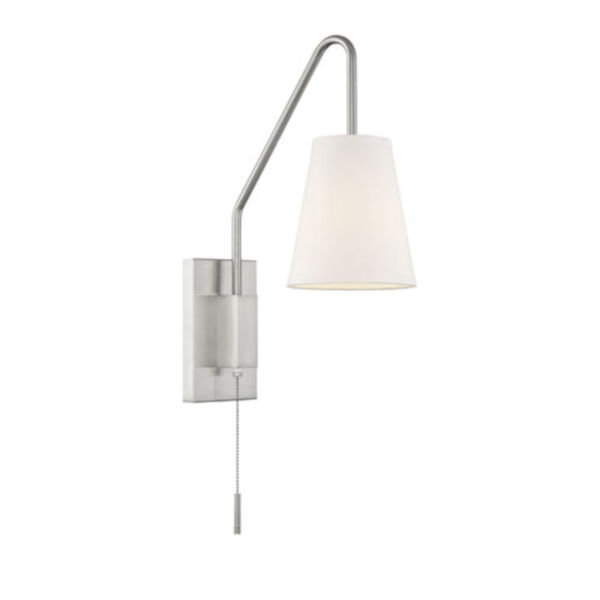 Ava Brushed Nickel Six-Inch One-Light Wall Sconce, image 3