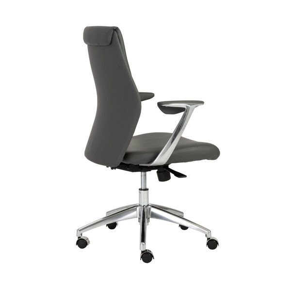 Crosby Gray 26-Inch Low Back Office Chair, image 4
