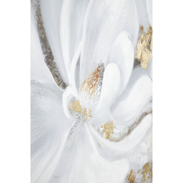 White Flower Canvas Wall Art, 40-Inch x 40-Inch, image 6