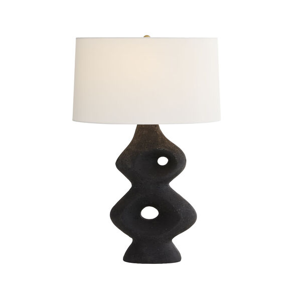 Jemai Charcoal and Off White One-Light Table Lamp, image 2