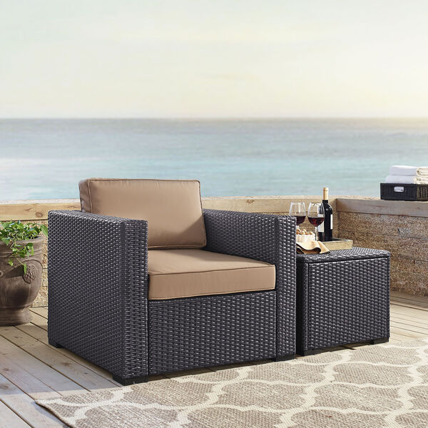 Biscayne Armchair With Mocha Cushions, image 2
