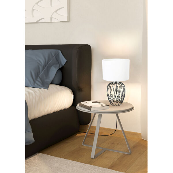 Nimlet White and Black One-Light Table Lamp, image 3