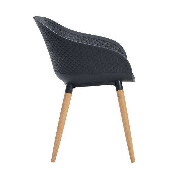 Ipanema Black Outdoor Dining Chair, image 3